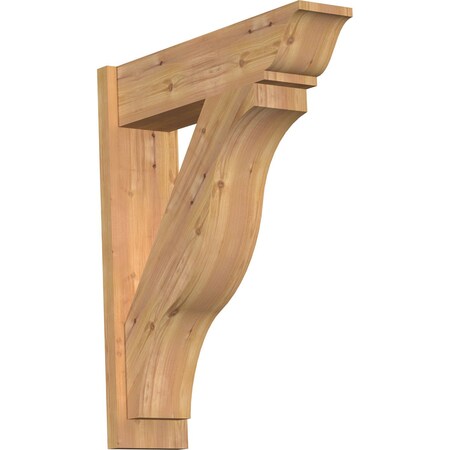 Ekena Millwork Funston Traditional Smooth Outlooker, Western Red Cedar, 7 1/2"W x 28"D x 34"H OUT08X28X34FST01SWR